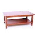 Alaterre Furniture Shaker Cottage 42" Coffee Table, Cherry ASCA1160